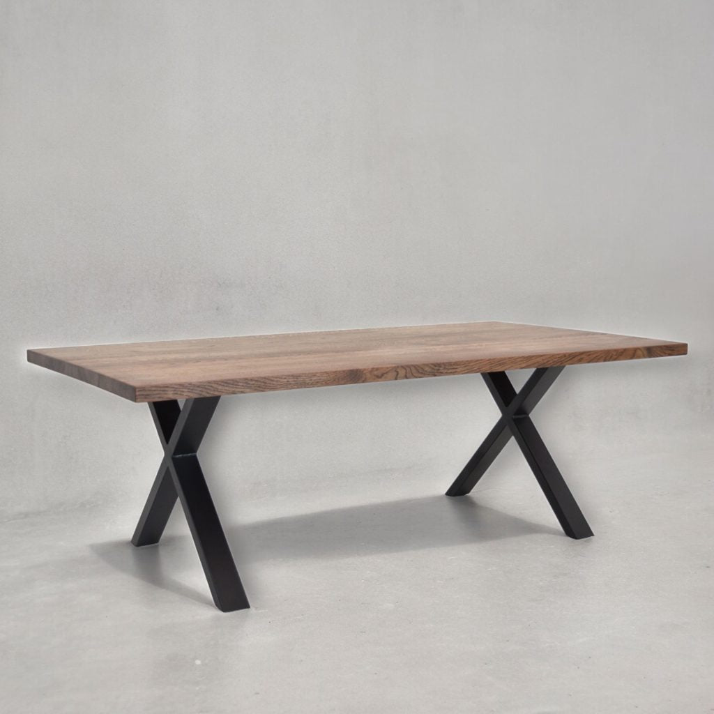 Salontisch mit X-Fuss nach Mass