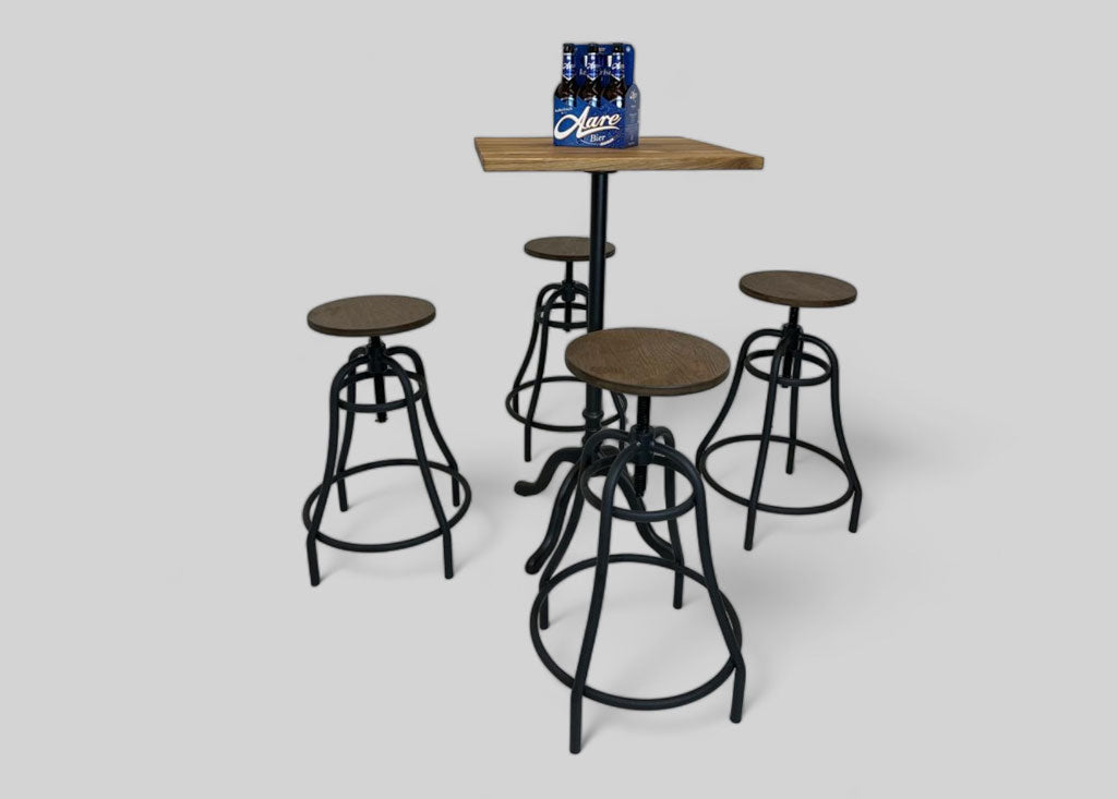 Stehtische für Aarebier in Bargen